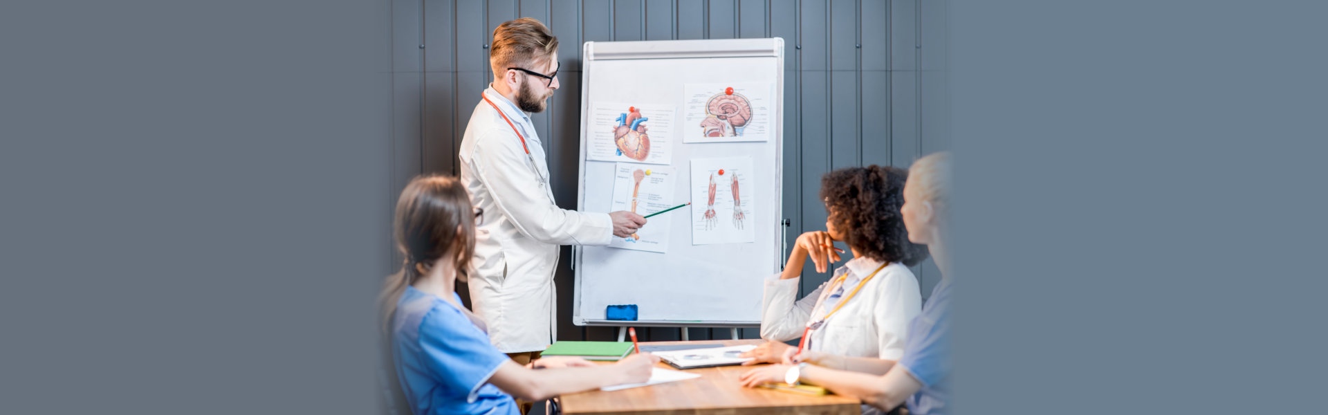 Medic conference indoors